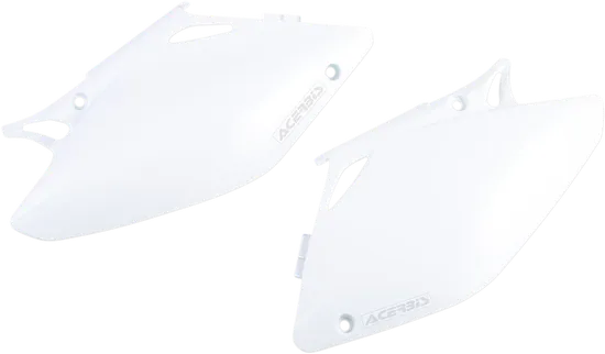 Acerbis Side Panel Number Plates White