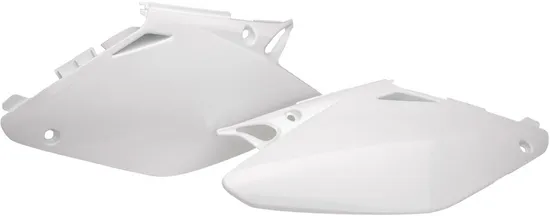 Acerbis Side Panel Number Plates White