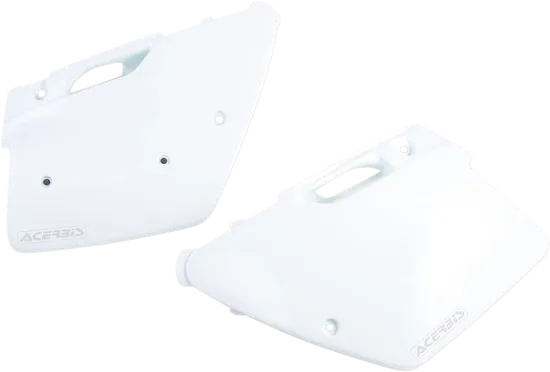 Acerbis Side Panel Number Plates White