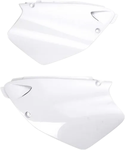 Acerbis Side Panel Number Plates White