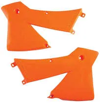 Acerbis Left Right Radiator Shrouds Orange