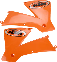 Acerbis Left Right Radiator Shrouds Orange