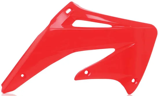 Acerbis Left Right Radiator Shrouds Red