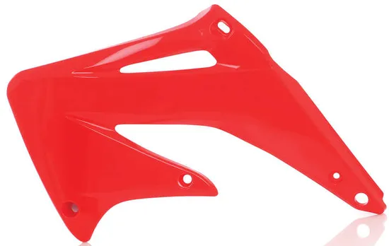 Acerbis Left Right Radiator Shrouds Red
