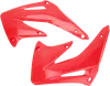 Acerbis Left Right Radiator Shrouds Red