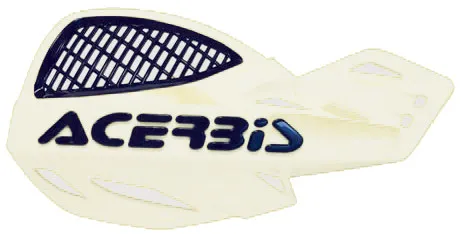 Acerbis White Vented Uniko Handguard Pair
