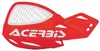Acerbis Red White Vented Uniko Handguard Pair