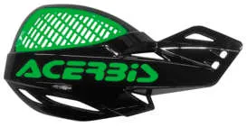 Acerbis Black Green Vented Uniko Handguard Pair