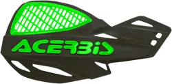 Acerbis Black Green Vented Uniko Handguard Pair