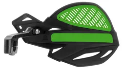 Acerbis Black Green Vented Uniko Handguard Pair