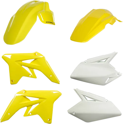 Acerbis Plastic Fender Body Kit Yellow White
