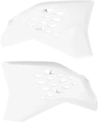 Acerbis Left Right Radiator Shrouds White