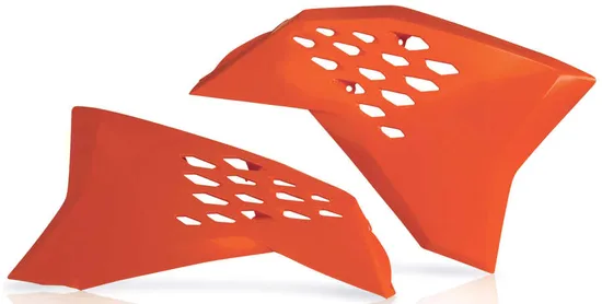 Acerbis Left Right Radiator Shrouds Orange