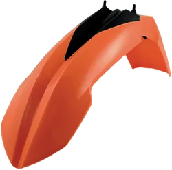 Acerbis Front Fender Black Orange