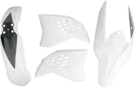 Acerbis Plastic Fender Body Kit White Black