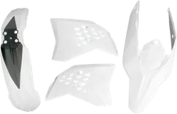 Acerbis Plastic Fender Body Kit White Black
