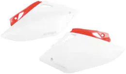 Acerbis Side Panel Number Plates White