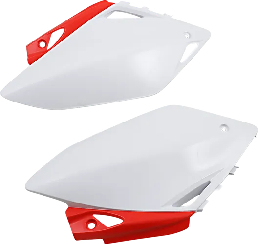 Acerbis Side Panel Number Plates Red White