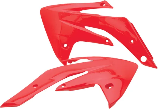 Acerbis Left Right Radiator Shrouds Red