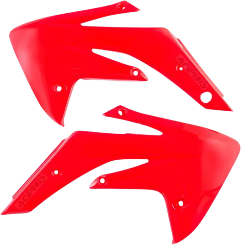 Acerbis Left Right Radiator Shrouds Red