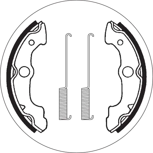 SBS Front Ceramic Brake Shoe Set