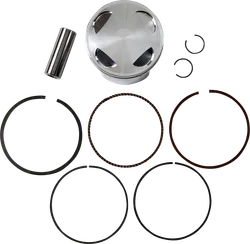 JE Piston Kit Rings Pins Round 4mm OB 89mm Bore 12:1