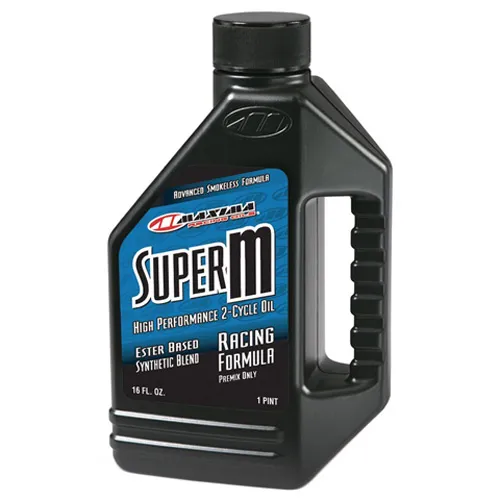 Maxima Super M Injector Synthetic Blend Premix 2T Engine Motor Oil 16 fl oz 4