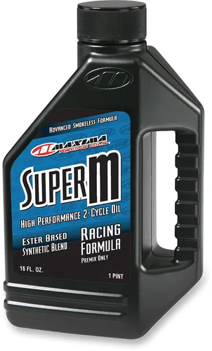 Maxima Super M Injector Synthetic Blend Premix 2T Engine Motor Oil 16 fl oz