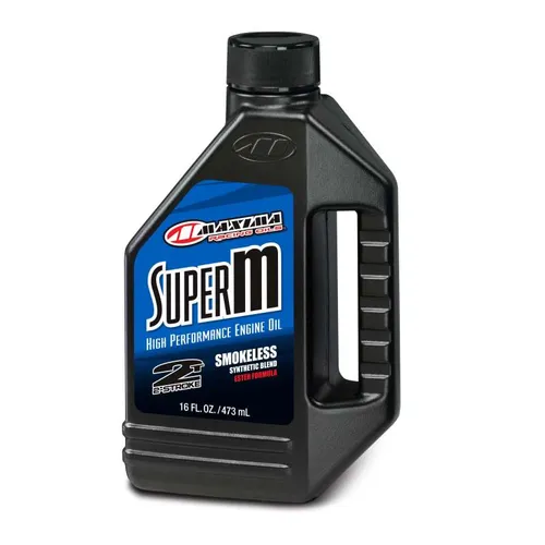 Maxima Super M Injector Synthetic Blend Premix 2T Engine Motor Oil 16 fl oz 5