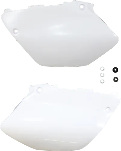 Acerbis Side Panel Number Plates White