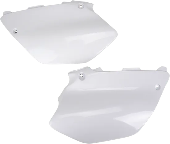 Acerbis Side Panel Number Plates White