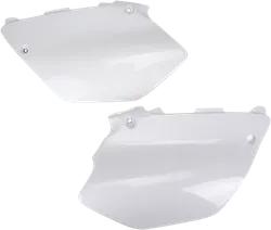 Acerbis Side Panel Number Plates White