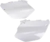 Acerbis Side Panel Number Plates White