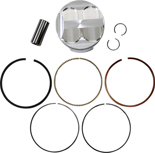 JE Piston Kit Rings Pins Round STD 100mm Bore 11.5:1