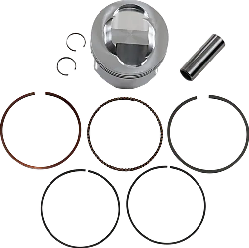 JE Piston Kit Rings Pins Round 2mm OB 85mm Bore 12:1
