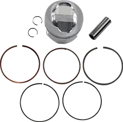 JE Piston Kit Rings Pins Round 2mm OB 85mm Bore 12:1