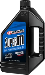 Maxima Super M Injector Synthetic Blend Premix 2T Engine Motor Oil 64 fl oz