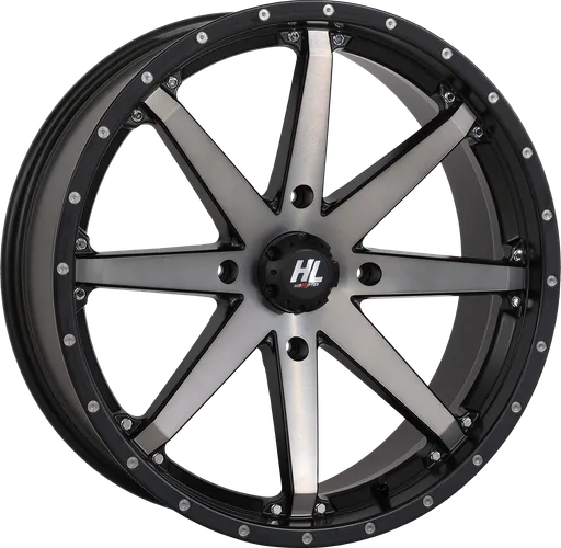 HL10 Front Rear Wheel Matte Black Smoke 20x7 4/137 4+3 10mm
