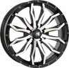 HL21 Front Rear Wheel Gloss Black Machined 20x7 5/4.5 4+3 10mm