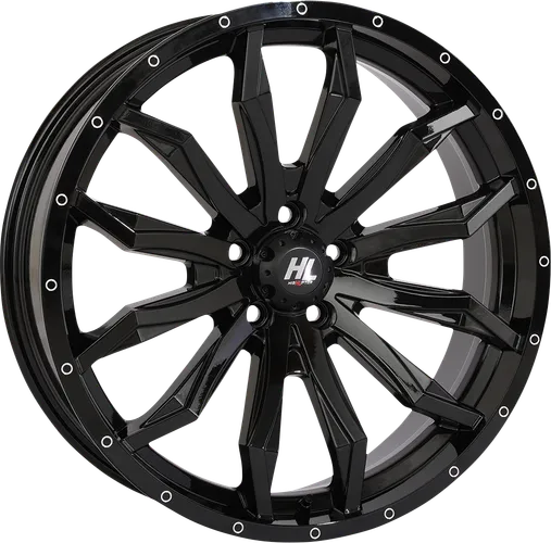 HL21 Front Rear Wheel Gloss Black 20x7 5/4.5 4+3 10mm