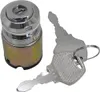 Harddrive Chrome Flat Key Ignition