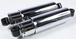 Harddrive Chrome 11in Shocks w Full Long Cover Shroud