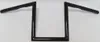 Harddrive Gloss Black Dimpled Chrome Z Handlebar 10in Rise