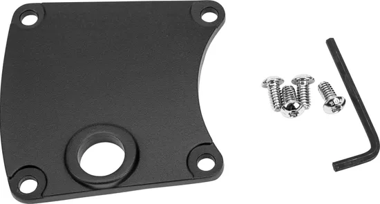 Harddrive Black Aluminum Primary Chain Inspection Cover w Mid Controls
