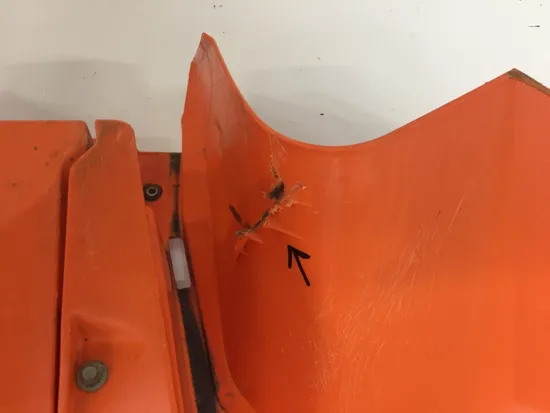 KTM 450 525 XC ATV Rear Fender Fenders Plastic from 2008 2278A 7