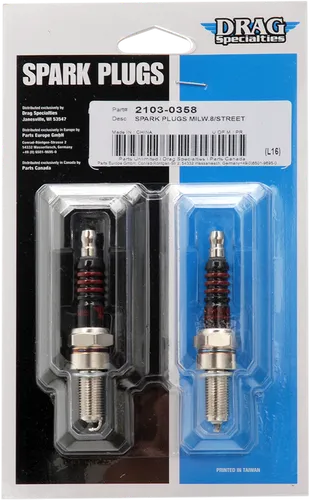 Drag Specialties Spark Plug Set Pair