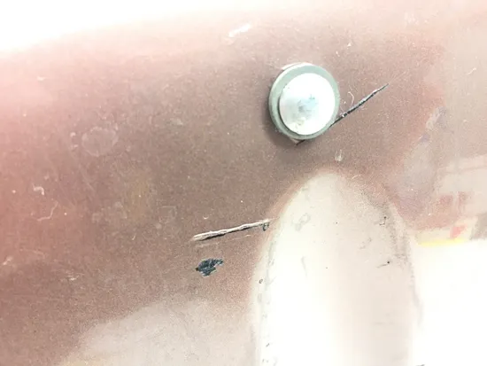 1200 Goldwing Front Fender Fairing Tire Hugger from 1986 Honda x