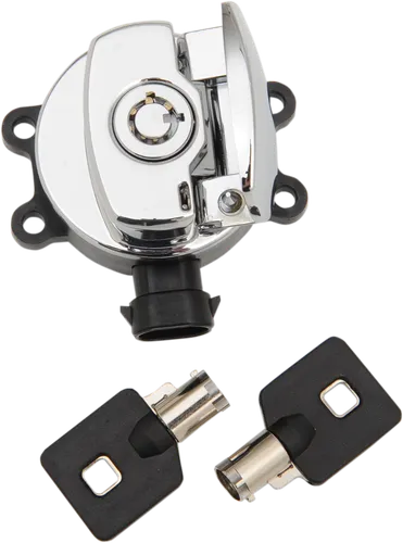 DS Side Hinge Ignition Key Switch Chrome