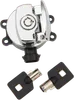 DS Side Hinge Ignition Key Switch Chrome