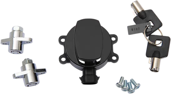 DS Ignition Key Switch w Saddlebag Lock Black